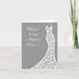 Linen hermosa, serás mi tarjeta de doncella de hon