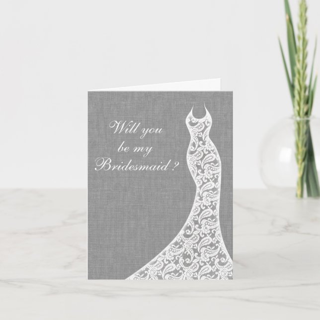 Linen hermosa. Serás mi tarjeta de novia. (Anverso)