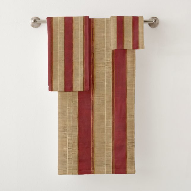 Linen Luxury Trendy Burgundy Gold Collection (In situ)