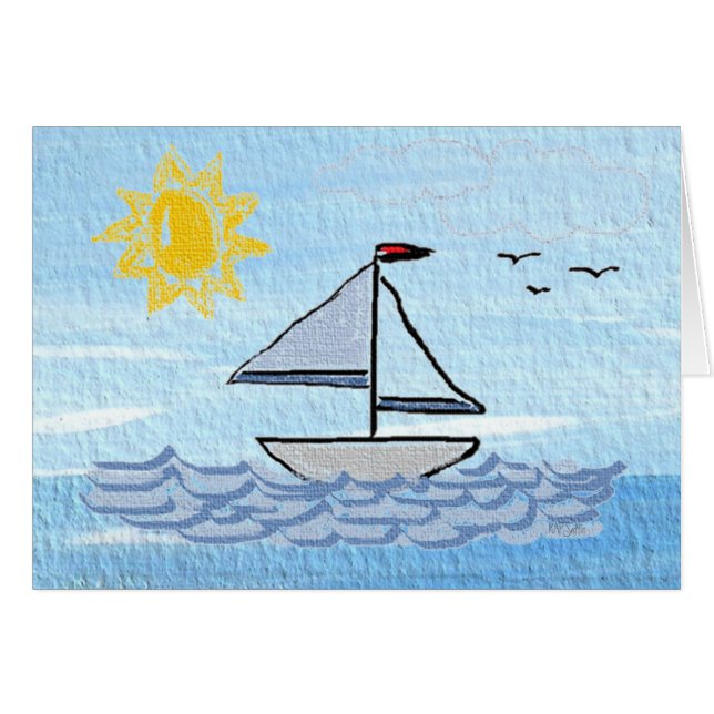 Linen Sailboat (Anverso (Horizontal))