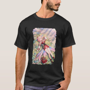 Linnea Geo Augury Bird Camiseta Básica Oscura