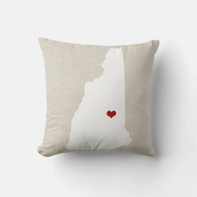 Lino de la almohada del estado de New Hampshire (Anverso)