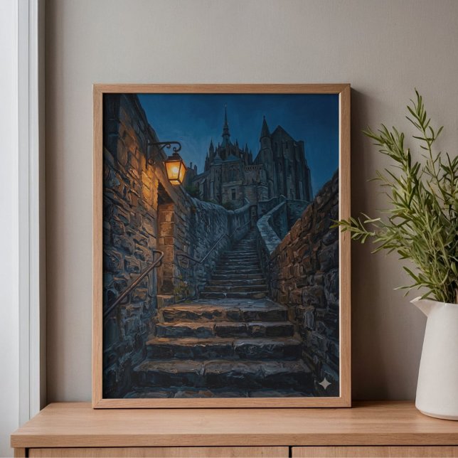Linterna Crepuscular de Arte de Mont Saint-Michel (Subido por el creador)