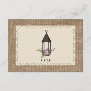 Linterna floral inspirada en Burlap & Lace RSVP