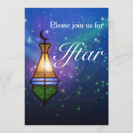 Linterna oriental mágica - invitación del fiesta