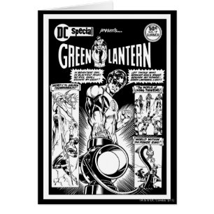 Linterna verde - Cómic verde sombreado, negro y Wh