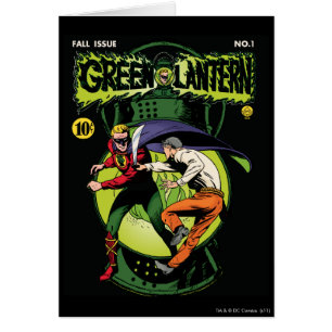 Linterna verde con capa en lucha