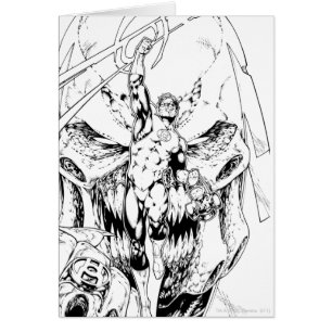 Linterna verde con flujo de luz