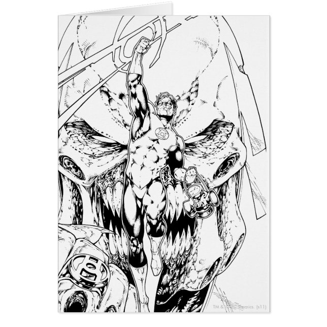 Linterna verde con flujo de luz (Frente)