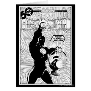 Linterna verde: linterna brillante, negra y blanca