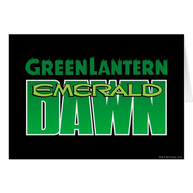 Linterna verde - Logo de Emerald Dawn (Anverso (Horizontal))