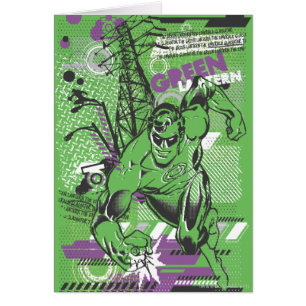 Linterna verde - poster absurdo del collage
