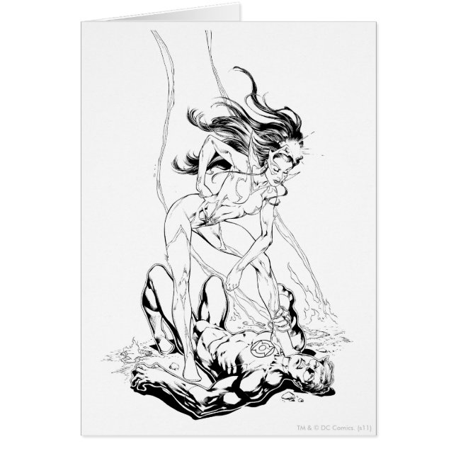 Linterna verde y zafiro estrella (Frente)