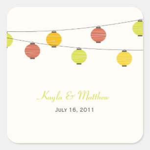 Linternas colgantes favorecen a Pegatinas o Sellos