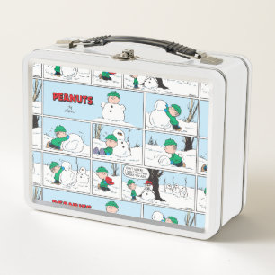 Linus Construye Un Hombre De Nieve