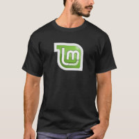 Linux: camiseta frontal y trasera MINT