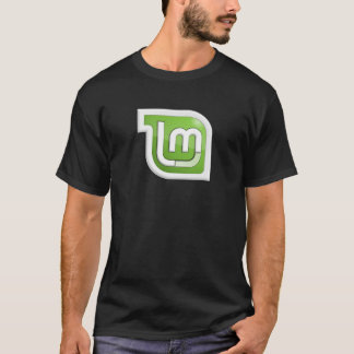 Linux: camiseta frontal y trasera MINT