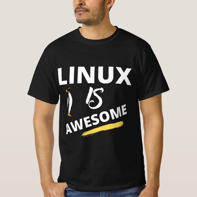 Linux es una increíble camiseta (Anverso)