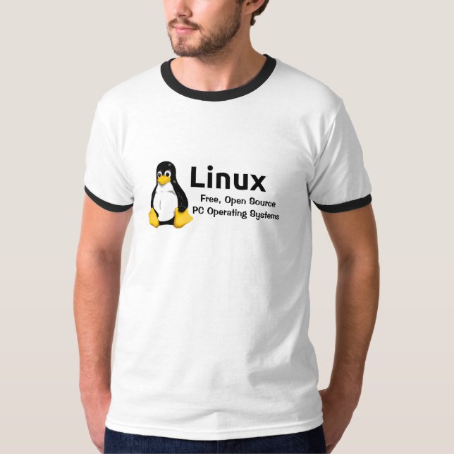 Linux: Libere, camiseta de Open Source (Anverso)