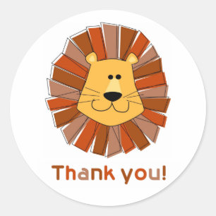 Lion Gracias Pegatinas