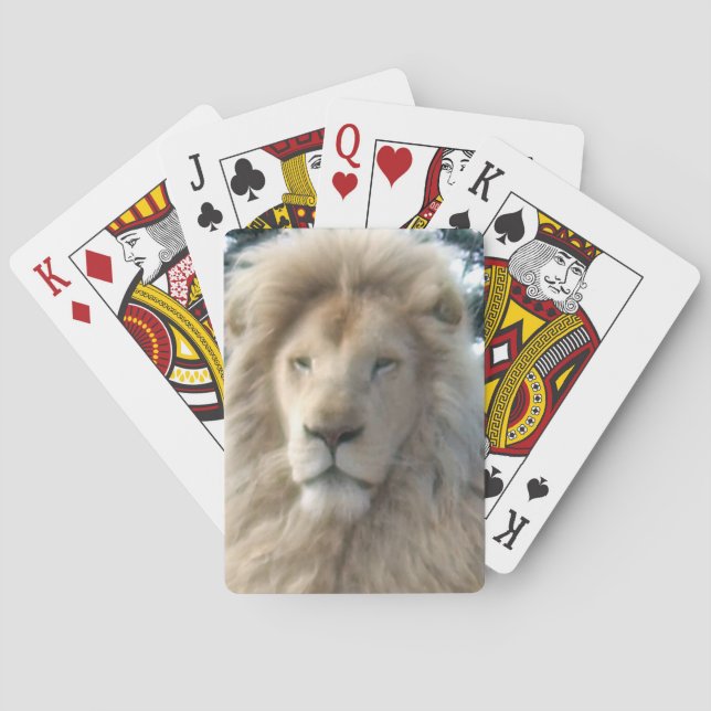 Lion Head jugando cartas (Reverso)