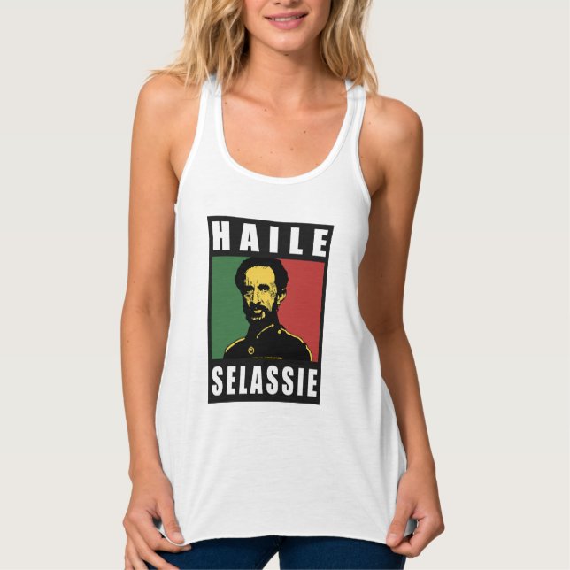 Lion of Judah - Jah Army Haile Selassie - Tank Top (Anverso)
