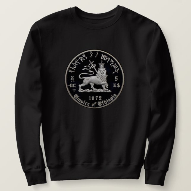 Lion of Judah Jah Rastafari Rasta Roots Sweater (Anverso del diseño)