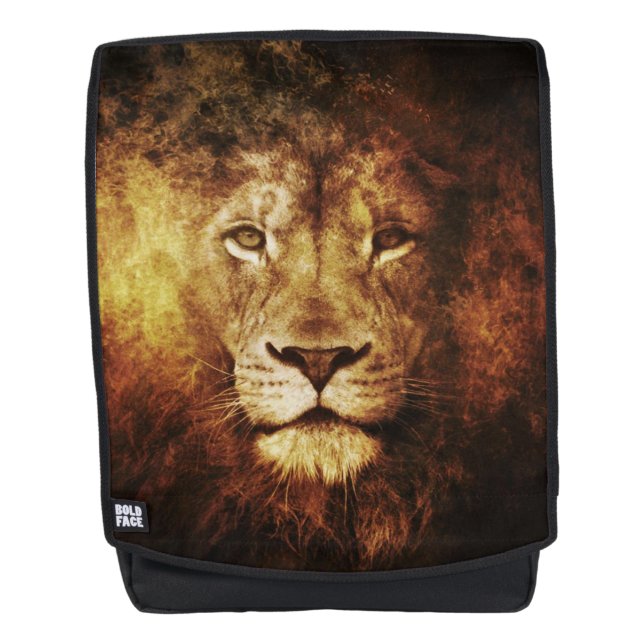 Lion of Judah - Jah Rastafari reggae mochila - (Anverso)