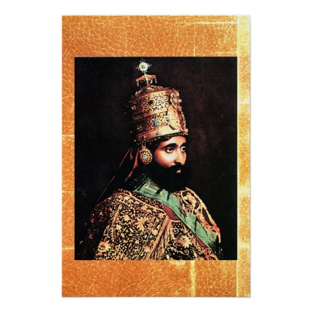 Lion of Judah Jah Rastafari Reggae Roots Poster (Anverso)