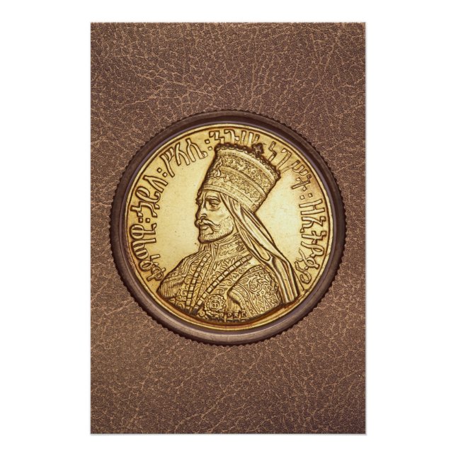 Lion of Judah Jah Rastafari Reggae Roots Poster (Anverso)