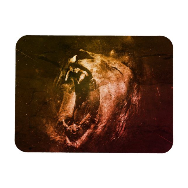 Lion of Judah - Rastafara reggae Rasta imán - (Horizontal)