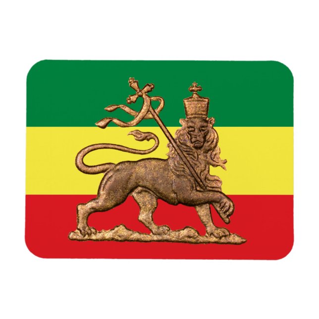 Lion of Judah - Rastafara reggae Rasta imán - (Horizontal)