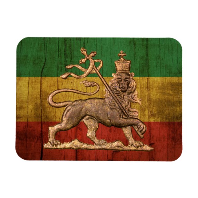 Lion of Judah - Rastafara reggae Rasta imán - (Horizontal)