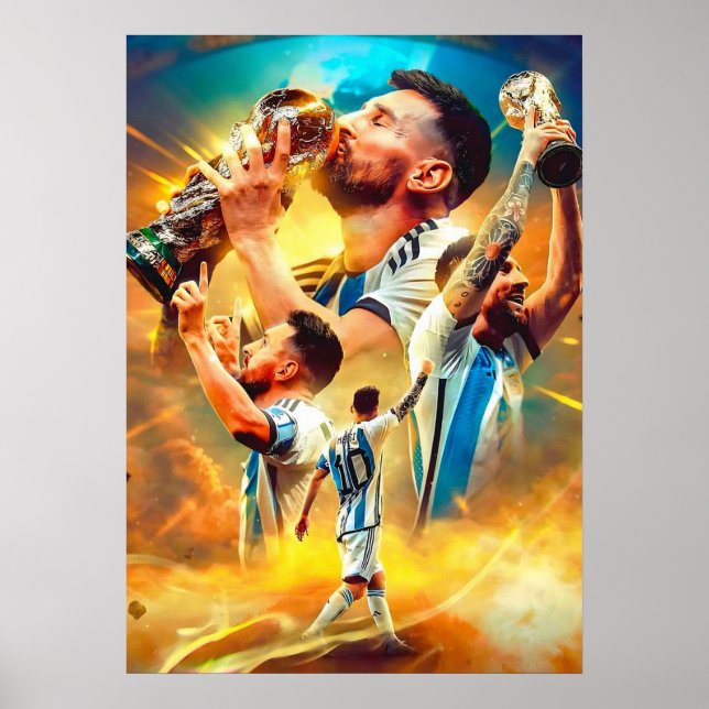 lionel messi, fan de messi, arte messi, jersey, (Frente)