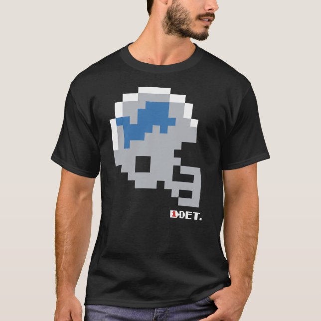 Lions Tecmo Bowl Casco camiseta (Anverso)