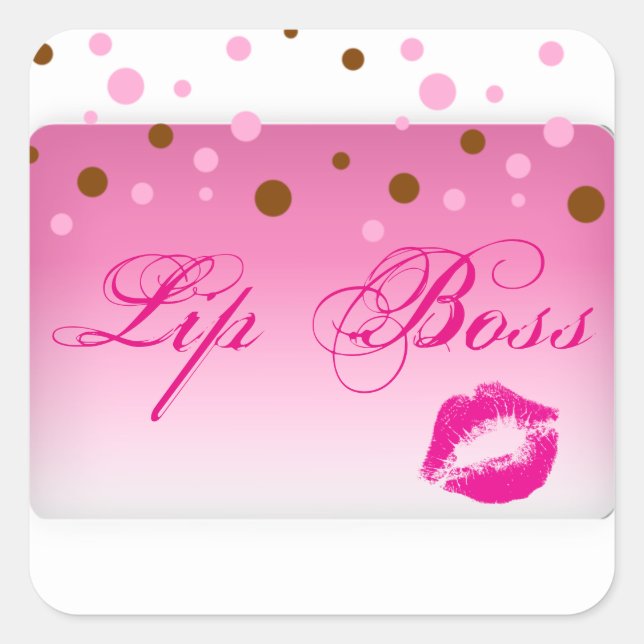 Lip Boss Pegatina (Anverso)