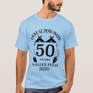 Lipan Apache Tribe 50.ª camiseta anual Pow Wow