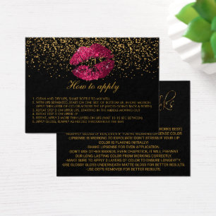 Lips de Purpurina Rosado Caliente 💋 Instrucciones