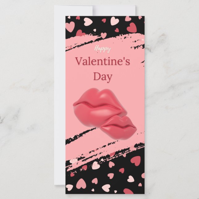 Lips Happy Valentine Day Love You Slove (Anverso)