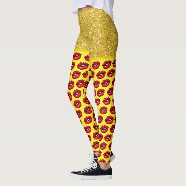 LIPS Moda Pop Leggings (Izquierda)