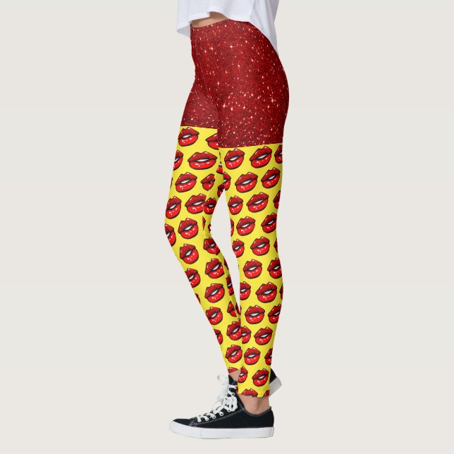 LIPS Moda Pop Leggings (Izquierda)