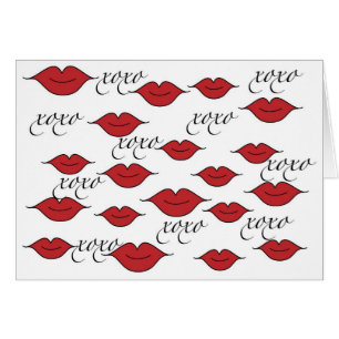 Lips para besarse - Tarjeta para abrazos y besos