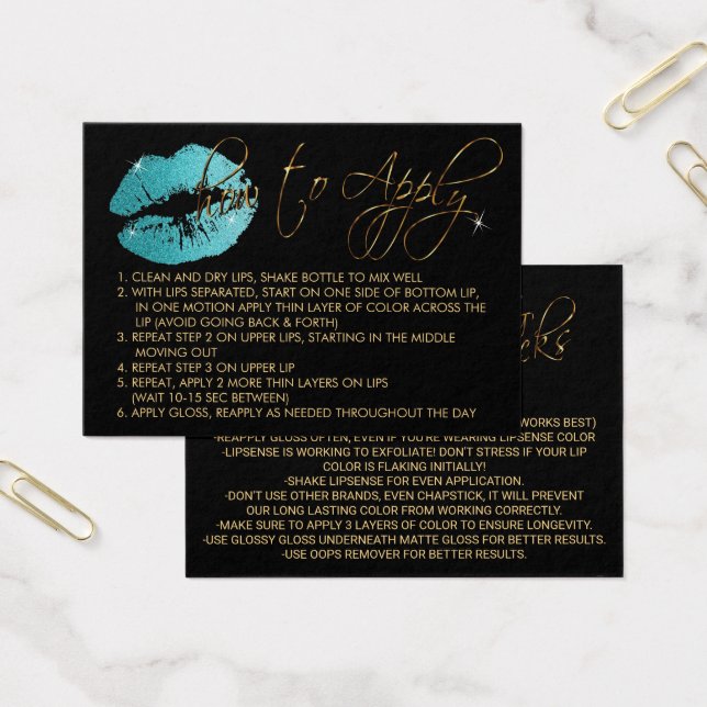 Lips verde azuladas para Purpurinas - Cómo aplicar (Oficina)