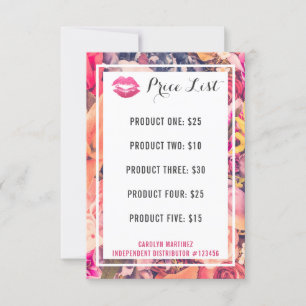 Lipstick Distribuidor Price List Floral Kiss Lips