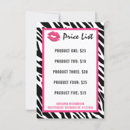 Lipstick Distribuidor Price List Zebra Kiss Lips