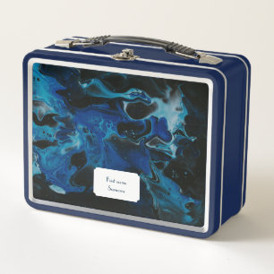 Líquido psicodélico azul oscuro