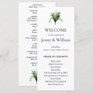 Lirio acuarela del Boda de las Bridas del Valle