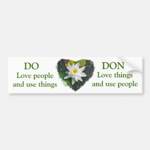 Lirio de Agua Blanca, NO Batir Pegatina