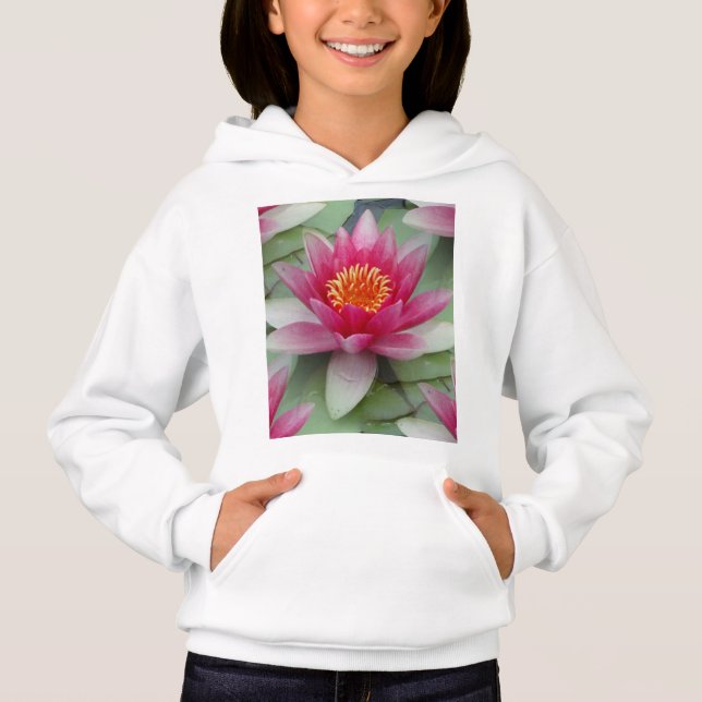 Lirio de agua de Lotus rosa (Anverso)