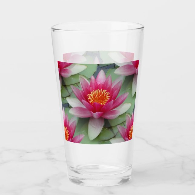 Lirio de agua de Lotus rosa (Anverso)